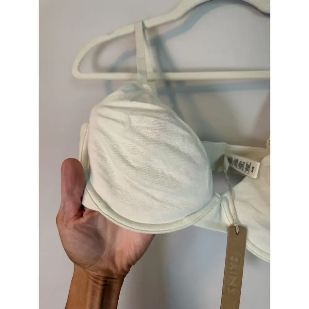 Skims Cotton Jersey T-shirt Bra bone 34DD NWT